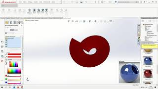 Formation SolidWorks création pièce en tôle vis dArchimède [upl. by Odnumyar]