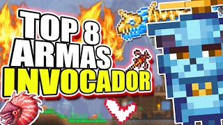 TOP 8 MEJORES ARMAS DE INVOCADOR EN TERRARIA  LAS MEJORES ARMAS DE INVOCADOR [upl. by Willyt]