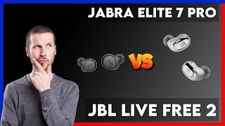 Jabra Elite 7 Pro vs JBL Live Free 2 Comparison [upl. by Atirys]