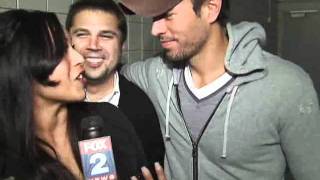 Video of Enrique backstage with fan  Enrique Iglesiasflv [upl. by Armstrong299]