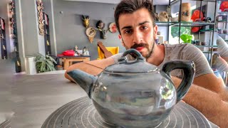 Ceramic Teapot Making Seramik Çaydanlık Yapımı [upl. by Nnahtur]