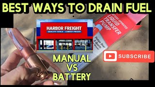 Harbor Freight Battery Transfer Pump vs Jiggly Pump [upl. by Esinahs233]