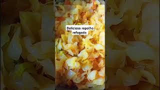 Repolho refogado 🥬🍲🥗🧆repolho repolhorefogado shortvideo youtubeviral receita youtube short [upl. by Lozano]