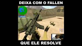 Fallen Jogando COUNTERSTRIKE 16 CS 16 shorts [upl. by Nyrehtac714]