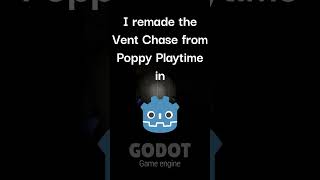 I RECREATED the Huggy Wuggy Chase in Godot shorts poppyplaytimechapter1 vent godot chase [upl. by Anawk]