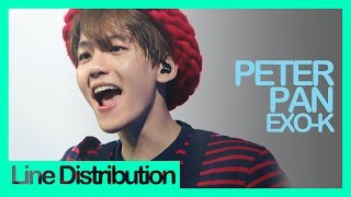 Line Distribution EXOK  Peter Pan [upl. by Yetta823]