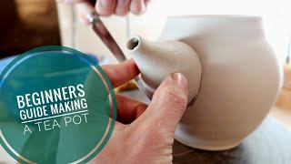 Beginners guide to making a functional TEA POT [upl. by Yeo]