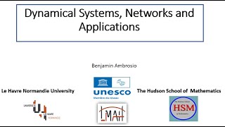 Dynamical Systems Networks and Applications Lecture 8 2023 [upl. by Rumney]