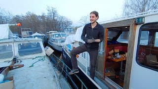 Replacing Old Boat Windows  Week 10  Vintage Yacht Restoration Vlog [upl. by Gnourt]