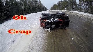 CVTech Clutch Test Ride ATV Bad Ending Can Am Outlander [upl. by Azmuh]