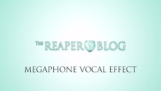 Megaphone Vocal Effect [upl. by Tatman372]