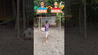 Courtois vs Ronaldo hand or foot challenge 🫨😇shorts football trending ronaldo goalkeeper [upl. by Ailices]