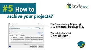 Isatisneo How to5 archive your projects [upl. by Torin]