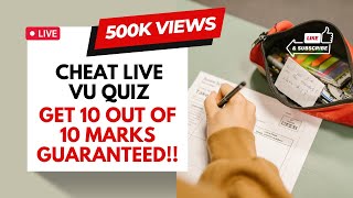 Hack VU Quiz  Get Full Marks Guaranteed 💯✍️  🔥 Hack 🔒 Quiz Firewall  Virtual University 🎓 [upl. by Aicirtac728]