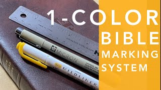 1 Color Bible Marking System [upl. by Yemrots863]