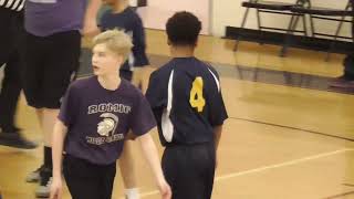 CLARK FALCONS VS ROMIG TROJANS  2022 MIDDLE SCHOOL BASKETBALL  JV [upl. by Eire]