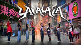 KPOP IN PUBLIC  TIMES SQUARE NYC Stray Kids quot락 樂 LALALALAquot  dance cover by AURA [upl. by Shriver]