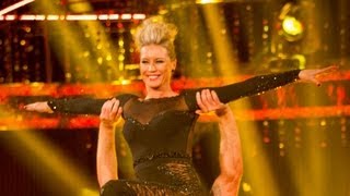 Denise Van Outen amp James Showdance to What A Feeling  Strictly Come Dancing 2012 Final  BBC [upl. by Enirok]