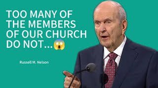 Prophet deep concern to the members of the Church  Russell M Nelson [upl. by Anaela]