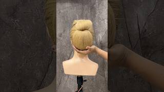 how to cover bunwith cotton backcombing trendingshorts [upl. by Nnaeinahpets]