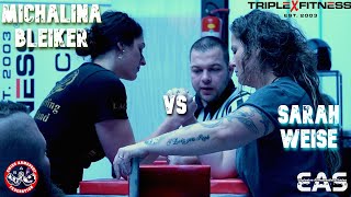 Can someone stop one of the strongest swiss woman at ARMWRESTLING  Michalina Bleiker vs Sarah W [upl. by Vachell]