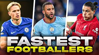 TOP 10 FASTEST Footballers In The World [upl. by Sara]