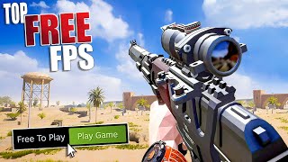 Top 10 FREE FPS Games 2024 NEW [upl. by Ardnuat]