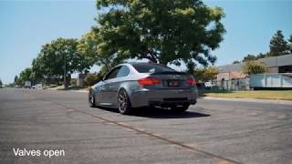 E92 M3 BOMIZ EXHAUST LOUD STRAIGHT PIPE [upl. by Hinckley]