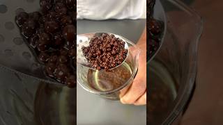 Cocoa caviar short recipe caviar cocoa gastronomia [upl. by Annaek]