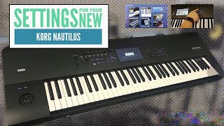 korg NAUTILUS tutorial [upl. by Imat]