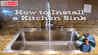 How to Install a Kitchen Sink [upl. by Dnalon]