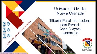 Tribunal Penal Internacional para Rwanda Caso Akayesu Genocidio [upl. by Mure]