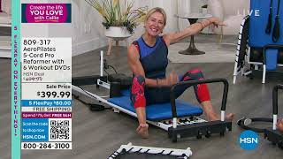 AeroPilates 5Cord Pro Reformer with 6 Workout DVDs [upl. by Allimaj]