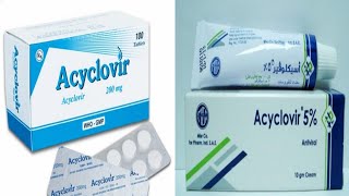 Aciclovir tablet uses  side effects and warning and acyclovir ointment uses [upl. by Aikemot]