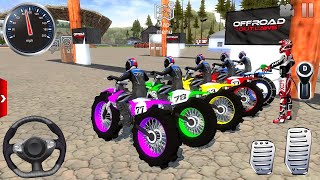 Red Extreme Gamer US Motorbike 1 Online Woodland Forest Reaching 3D  IOS FHD Android Gameplay [upl. by Joanie]