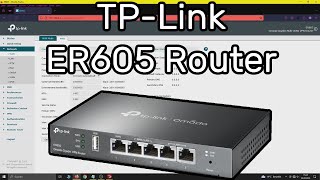 TPLink Router ER605 am GlasfaserAnschluss einrichten ohne Controller auch für DSL geeignet [upl. by Kanal994]