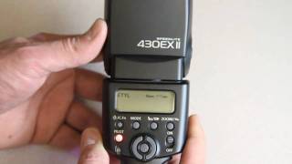 Canon 430EX II Speedlite Flash [upl. by Eurydice606]