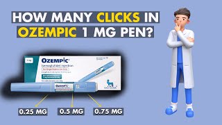 How Many Clicks in Ozempic 1 mg Pen  Step by Step Guide [upl. by Anilegnave]