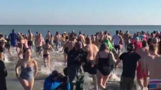 Jacksonport 31st Annual Polar Bear Club plunge [upl. by Michaella]