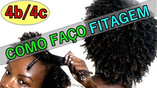 FINALIZAÇÃO COM DEFINIÇÃO DE CACHOS  Cabelo Crespo 4B4C Curto COMO FAÇO FITAGEM [upl. by Cuyler484]