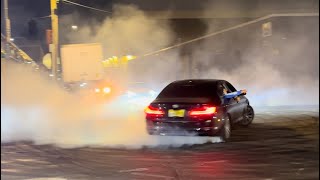 BMW G30 540i B58 Burnout Donut [upl. by Cailly75]