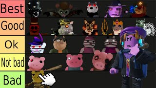 Ranking every piggy skin Tier list [upl. by Turmel]