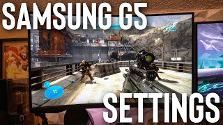 My Personal Samsung G5 Monitor Settings [upl. by Westfahl]