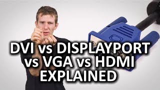 HDMI DisplayPort VGA and DVI as Fast As Possible [upl. by Assilam849]