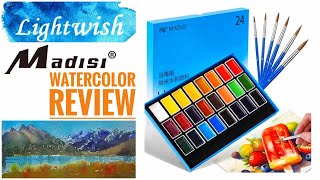 Better than Kuretake Gansai Tambi Madisi Watercolor by Lightwish Review [upl. by Siwel135]