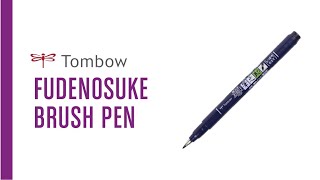 Fudenosuke Brush Pens [upl. by Anagnos]