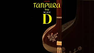 TANPURA D SCALE LOOP । tanpura tanpura d d tanpura [upl. by Stephana162]