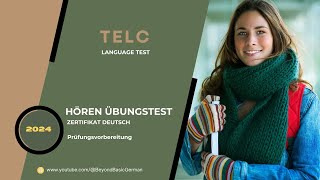 TELC B1 ZERTIFIKAT HÖREN 2024 Modelltest 08 [upl. by Enrico453]