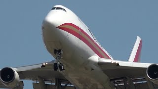 Kalitta Air Boeing 747 GO AROUND at Rzeszów Jasionka Airport [upl. by Akeirahs32]