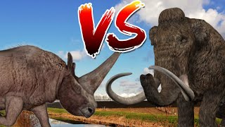 woolly mammoth vs woolly rhino  Animal Revolt Battle  ARBSARBS gamer play animals newarbs [upl. by Prosser]